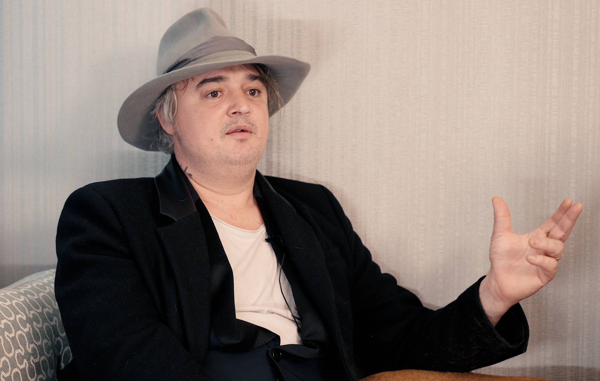 Pete Doherty in conversation with NME. Credit: NME